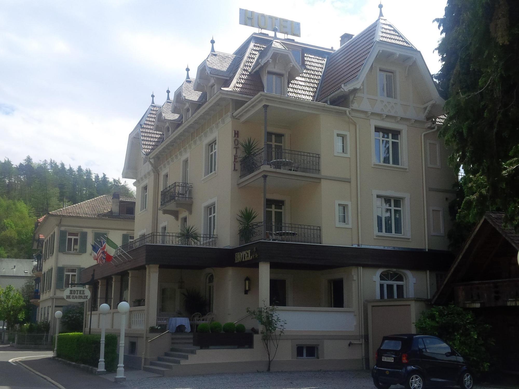 Hotel De La Paix Interlaken Esterno foto